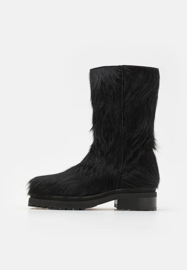 STACKED BOOT UNISEX - Stiefel - black