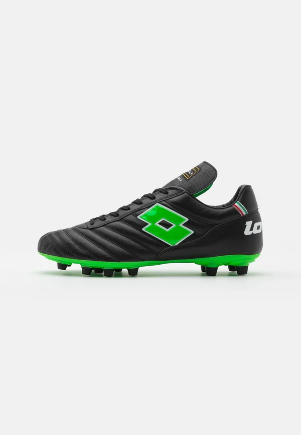 STADIO OG II FG - Fußballschuh Nocken - all black/spring green