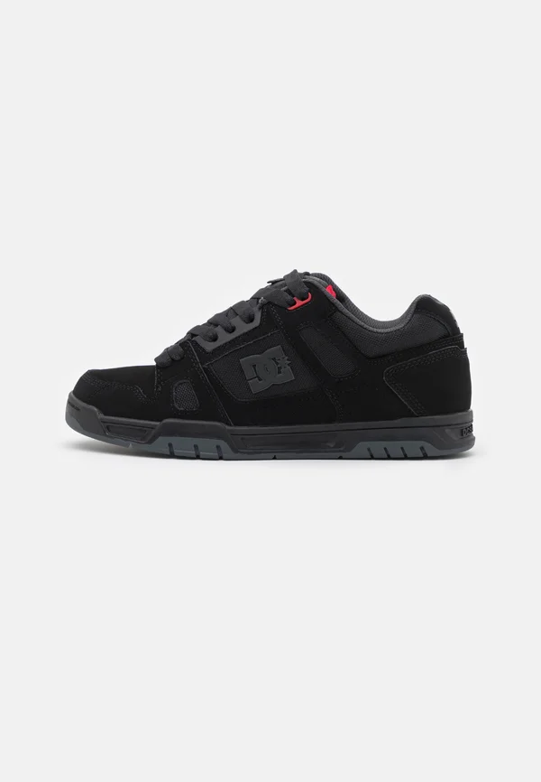 STAG - Skateschuh - black/grey/red