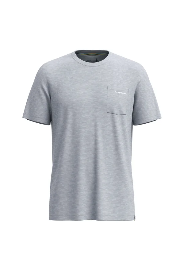 STAG STARE SHORT SLEEV - T-Shirt print - light gray heather