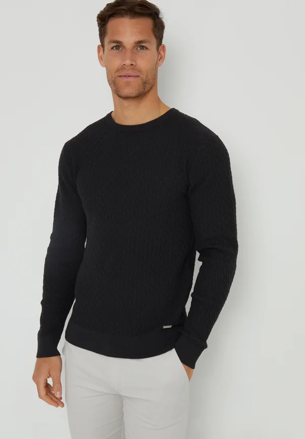 STALEYHALL - Strickpullover - schwarz