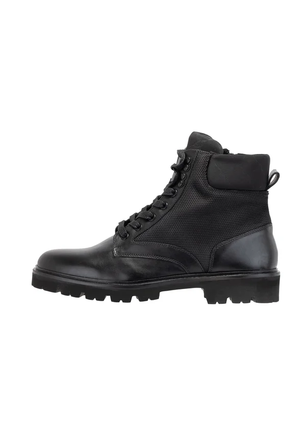 STAMPA - Schnürstiefelette - black