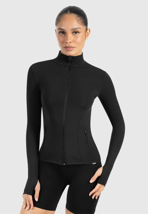 STAND COLLAR ZIPPER KENNA - Trainingsjacke - schwarz
