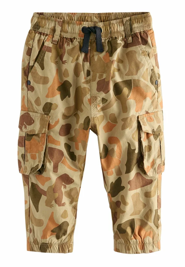 STANDARD - Cargohose - khaki camo dino print