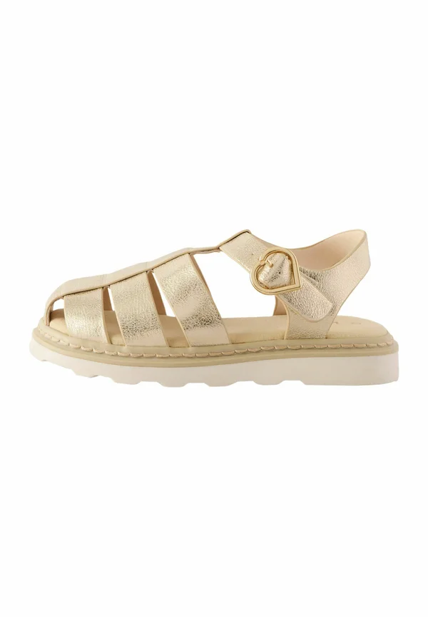 STANDARD FIT - CHUNKY FISHERMAN - Riemensandalette - gold metallic