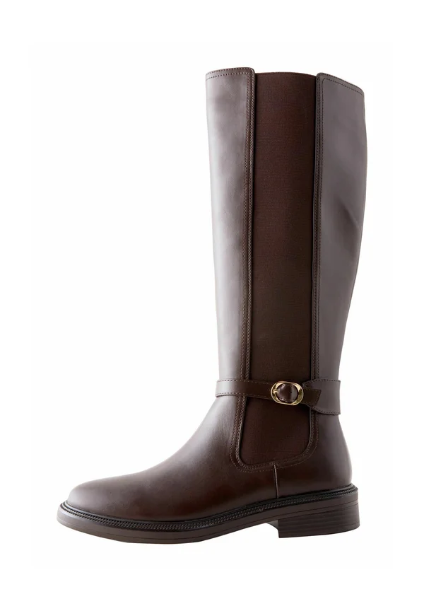 STANDARD FIT - FOREVER COMFORT ROUND BUCKLE DETAIL - Stiefel - chocolate brown