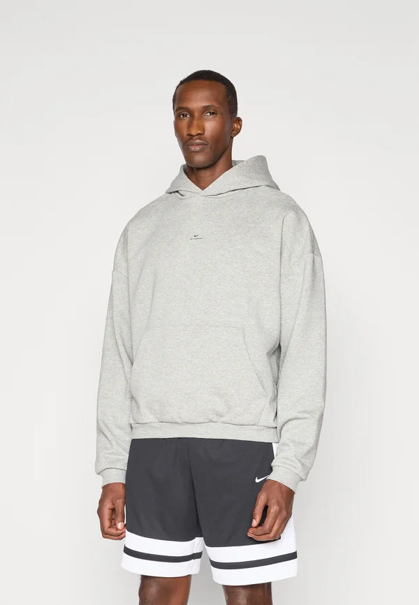 STANDARD ISSUE HOODIE - Kapuzenpullover - dark grey heather/black