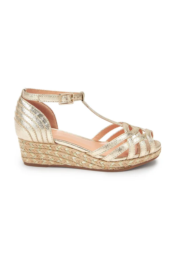 STANDARD - Riemensandalette - gold metallic