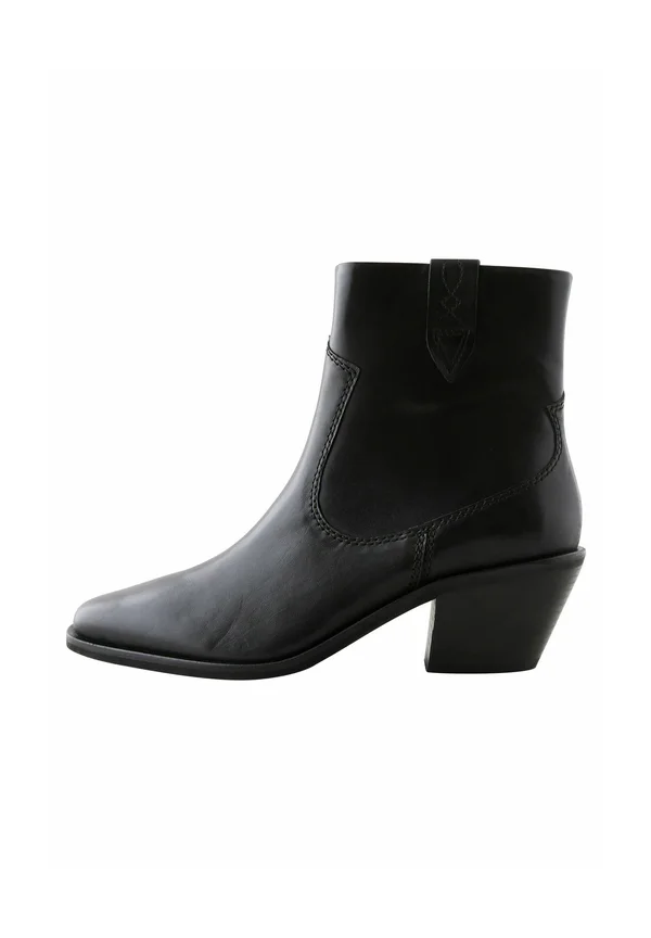 STANDARD WIDE FIT-FOREVER COMFORT BLOCK HEEL - Cowboy-/Bikerstiefelette - mottled black