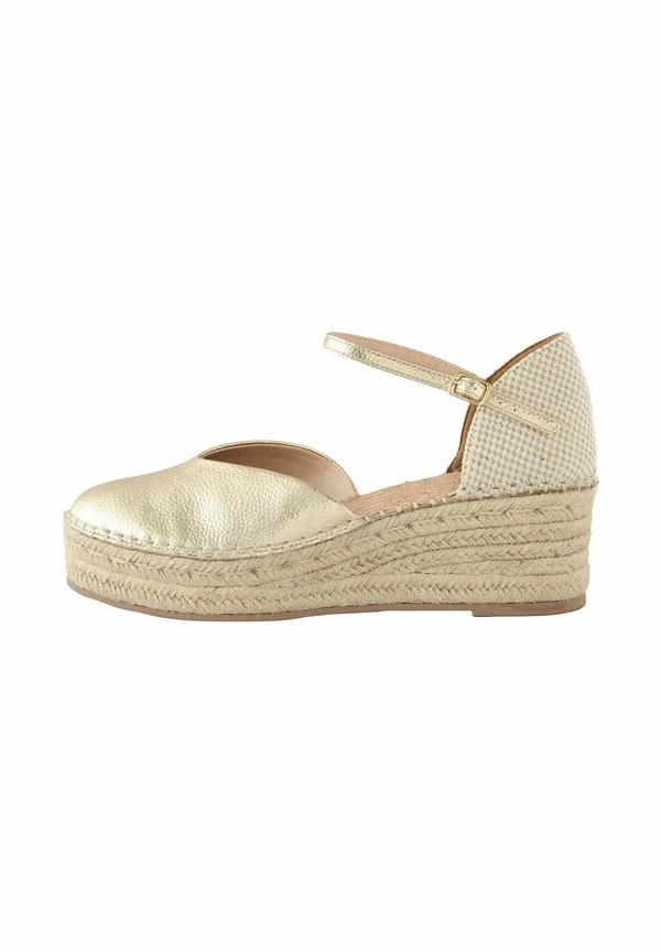 STANDARD WIDE FIT - FOREVER COMFORT CLOSED TOE - Plateaupumps - gold