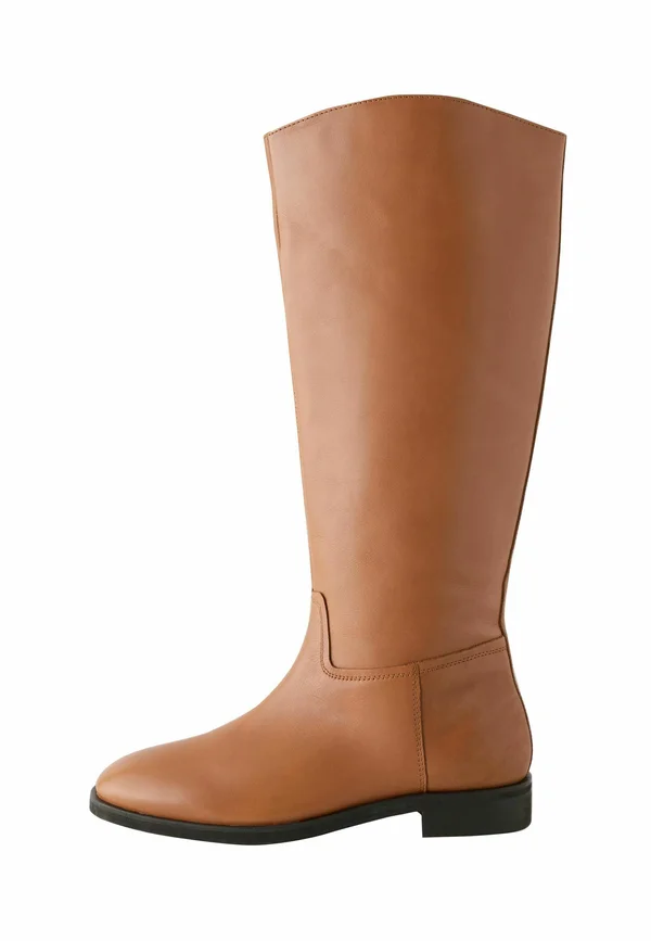 STANDARD WIDE FIT - FOREVER COMFORT KNEE HIGH FLAT RIDER  - Stiefel - new tan brown leather
