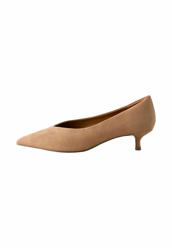STANDARD WIDE FIT - FOREVER COMFORT POINT TOE LOW KITTEN - Pumps - mottled brown