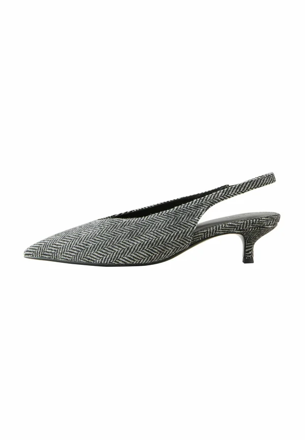 STANDARD WIDE FIT - FOREVER COMFORT POINT TOE LOW KITTEN  - Pumps - new grey herringbone
