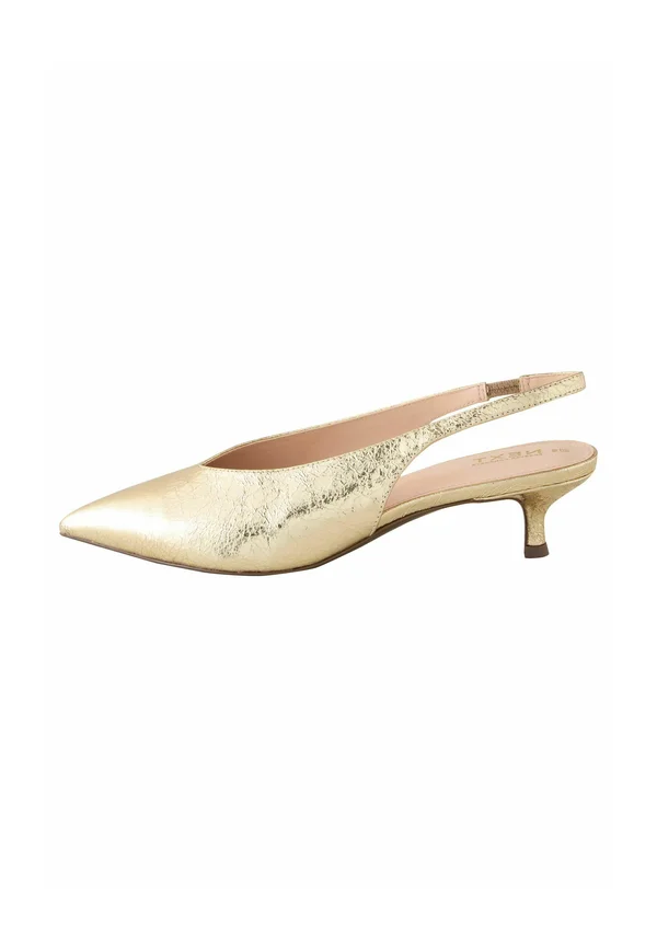 STANDARD WIDE FIT - FOREVER COMFORT POINT TOE LOW KITTEN  - Pumps - gold