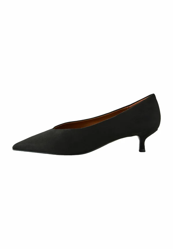 STANDARD WIDE FIT - FOREVER COMFORT POINT TOE LOW KITTEN - Pumps - black