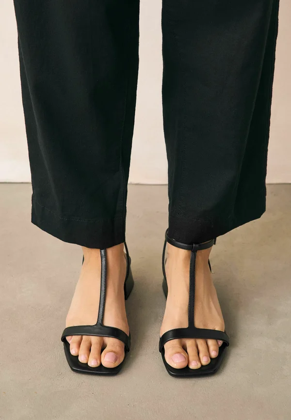 STANDARD WIDE FIT-FOREVER COMFORT - Riemensandalette - new black