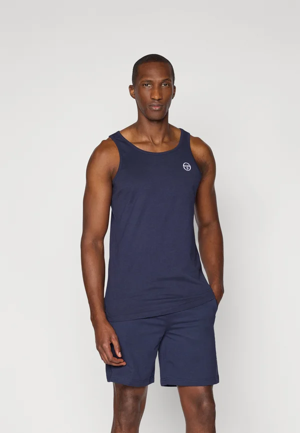 STANILO TANK - Top - navy/white