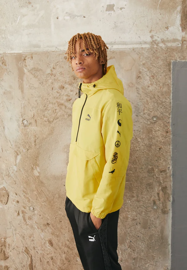 STAPLE ANORAK JACKET - Windbreaker - sun ray yellow