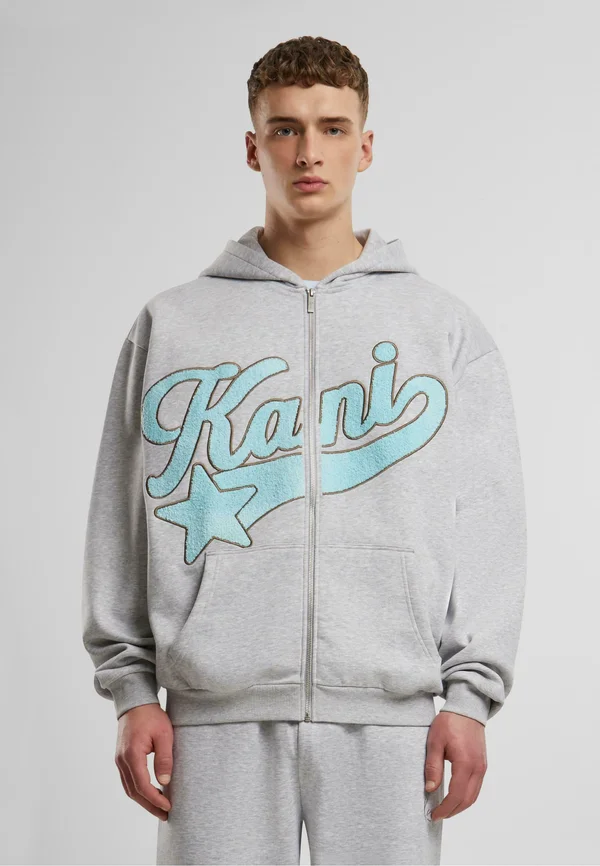 STAR LOGO  - Sweatshirt - greymelange lightblue