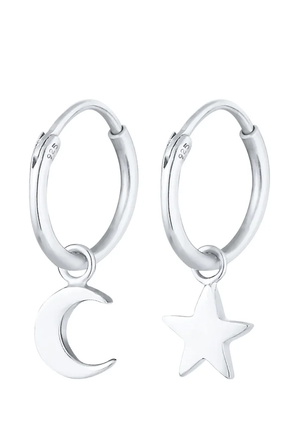 STAR MOON ASTRO LOOK - Ohrringe - silver-coloured