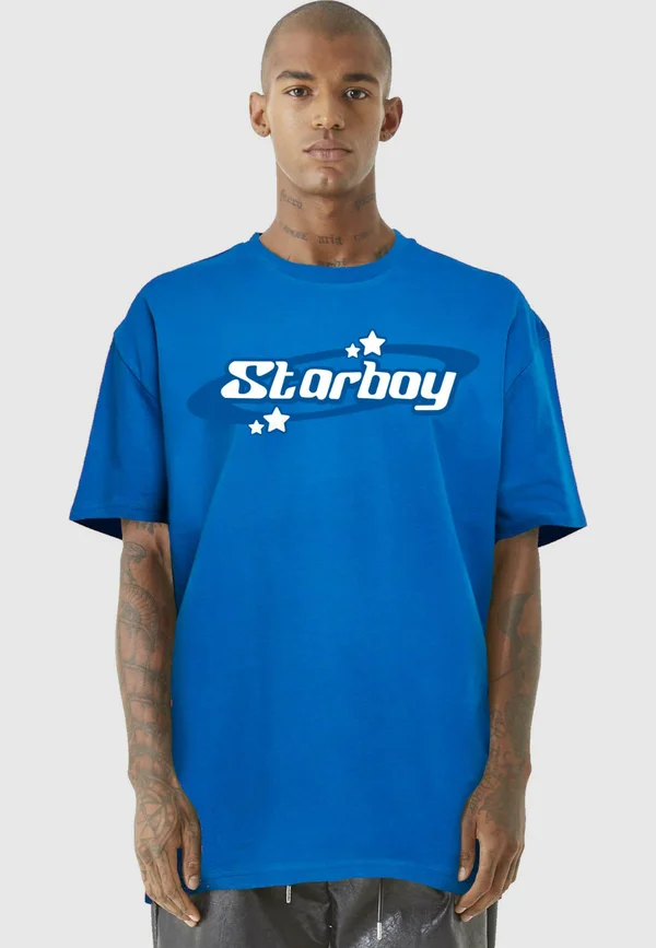 STAR - T-Shirt print - blue