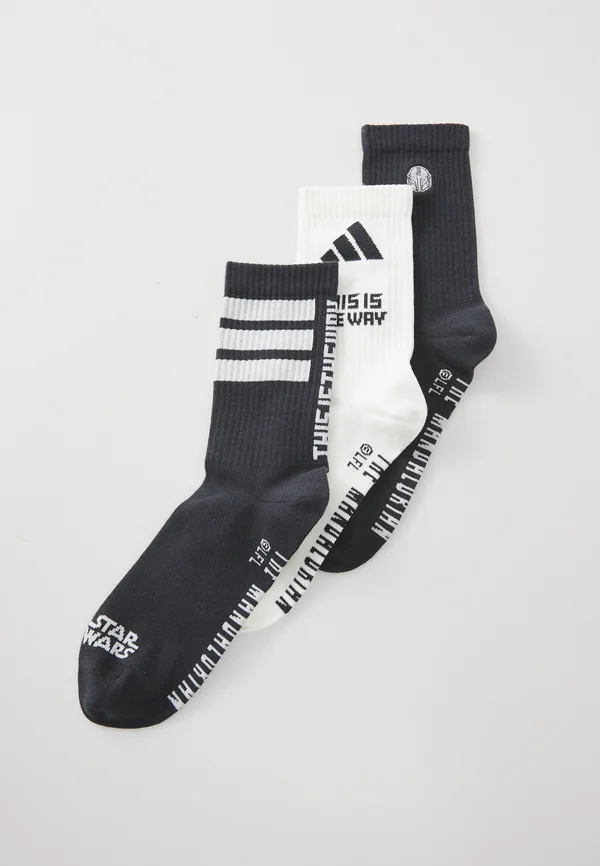 STAR WARS MANDALORIAN UNISEX 3 PACK - Sportsocken - off white/night grey/night grey