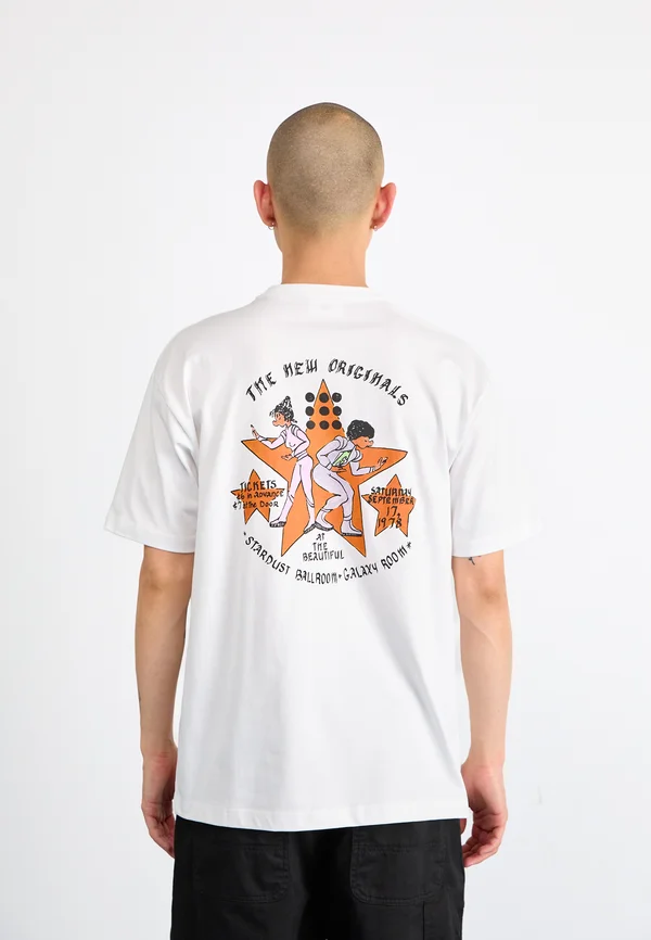STARDUST TEE - T-Shirt print - white