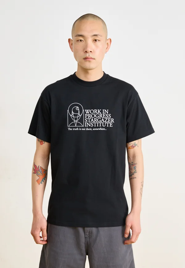 STARGAZER - T-Shirt print - black/white