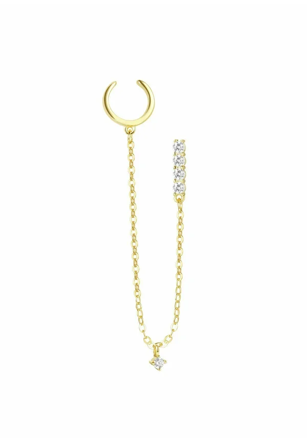 STARLIGHT DANGLING CUFF WITH STUD - Ohrringe - goldfarben