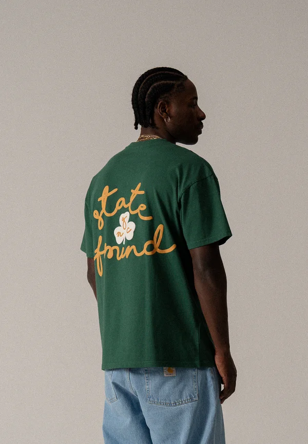 STATE OF MIND TEE UNISEX - T-Shirt print - bottle green