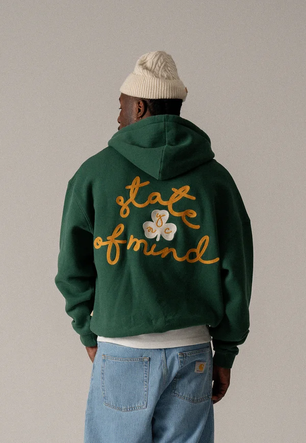 STATE OF MIND ZIP HOODY - Sweatjacke - bottle green