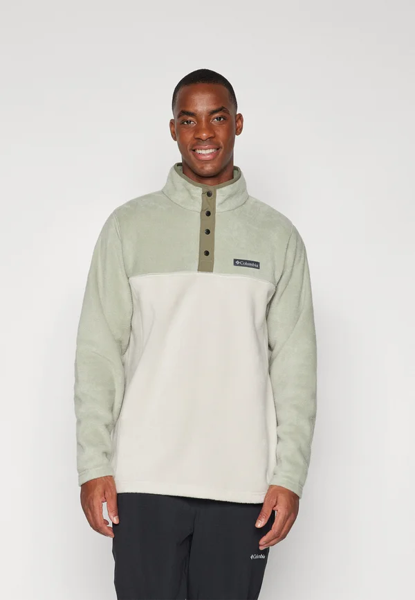 STEENS MOUNTAIN™ HALF SNAP - Fleecepullover - dark stone/safari