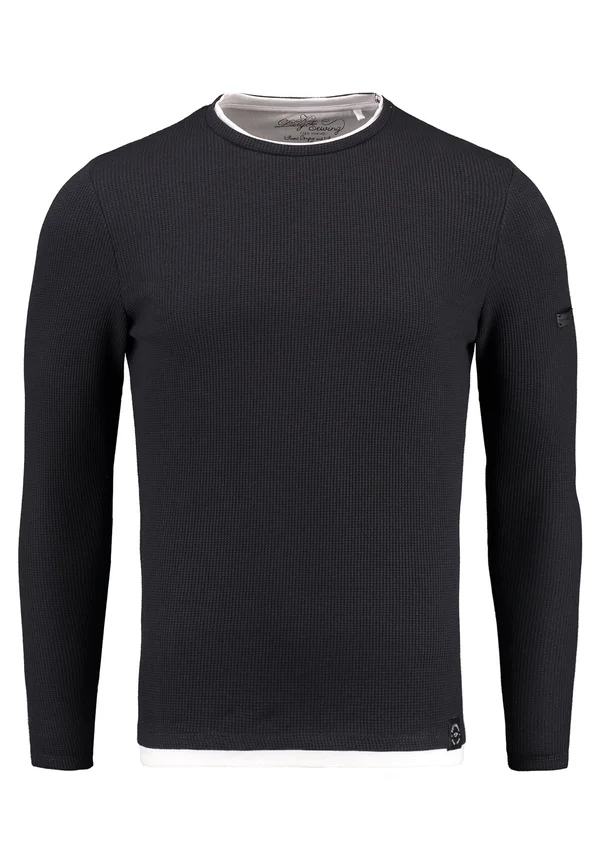 STEFANO ROUND - Strickpullover - navy