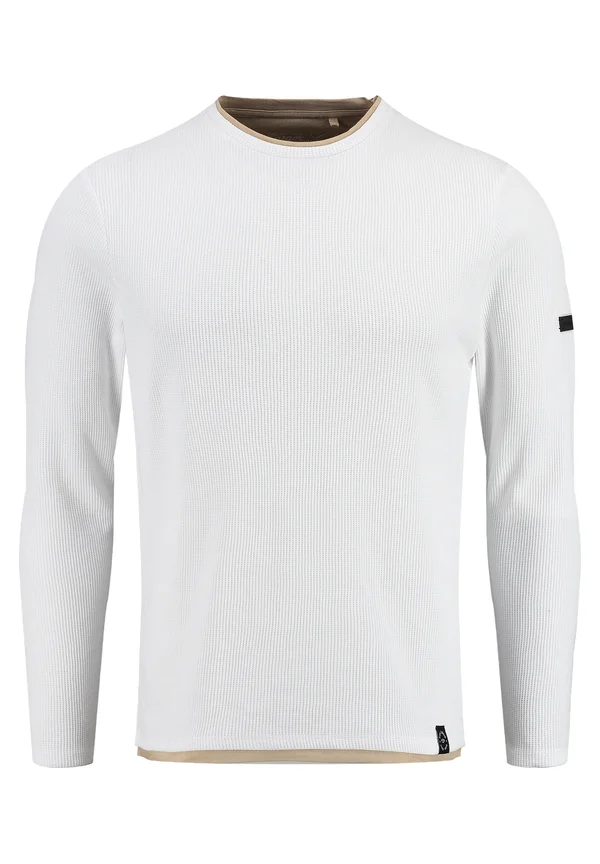 STEFANO ROUND - Strickpullover - white