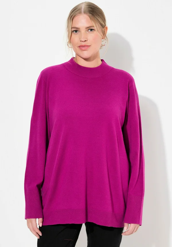 STEHKRAGEN - Strickpullover - berry