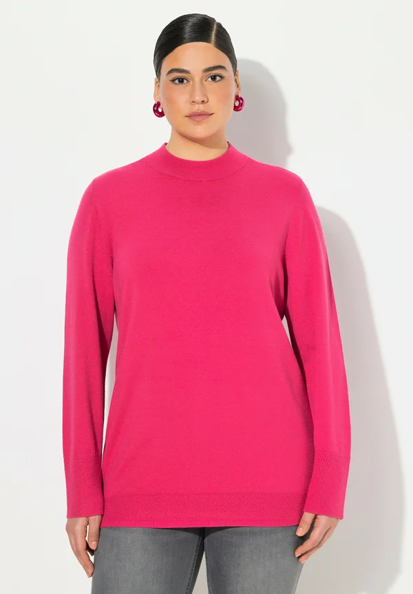 STEHKRAGEN - Strickpullover - red pink