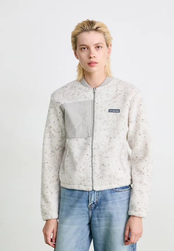 STELLAR PATH™ FULL ZIP BOMBER - Fleecejacke - dark stone/canoe