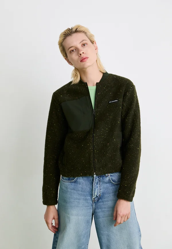 STELLAR PATH™ FULL ZIP BOMBER - Fleecejacke - greenscape