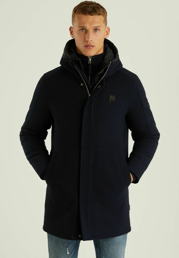 STELLAR WOOL PARKA - Wintermantel - dark blue