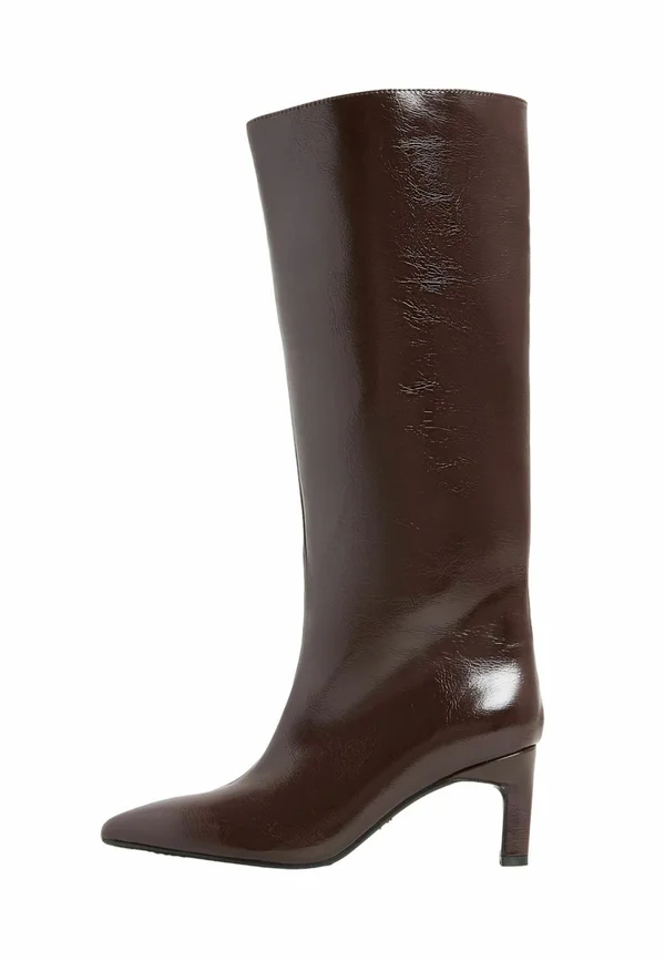 Stiefel - burgundy red