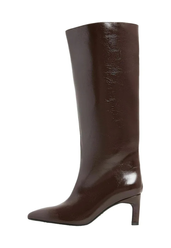 Stiefel - burgundy red