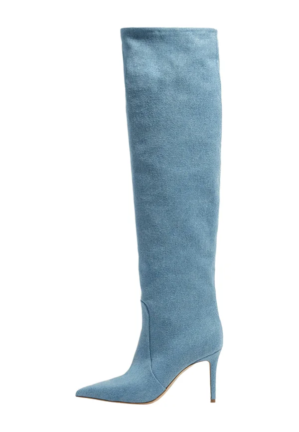 Stiefel - light blue denim