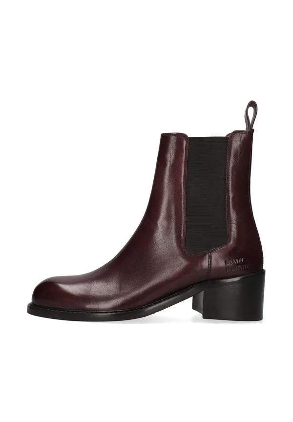 Stiefelette - aubergine