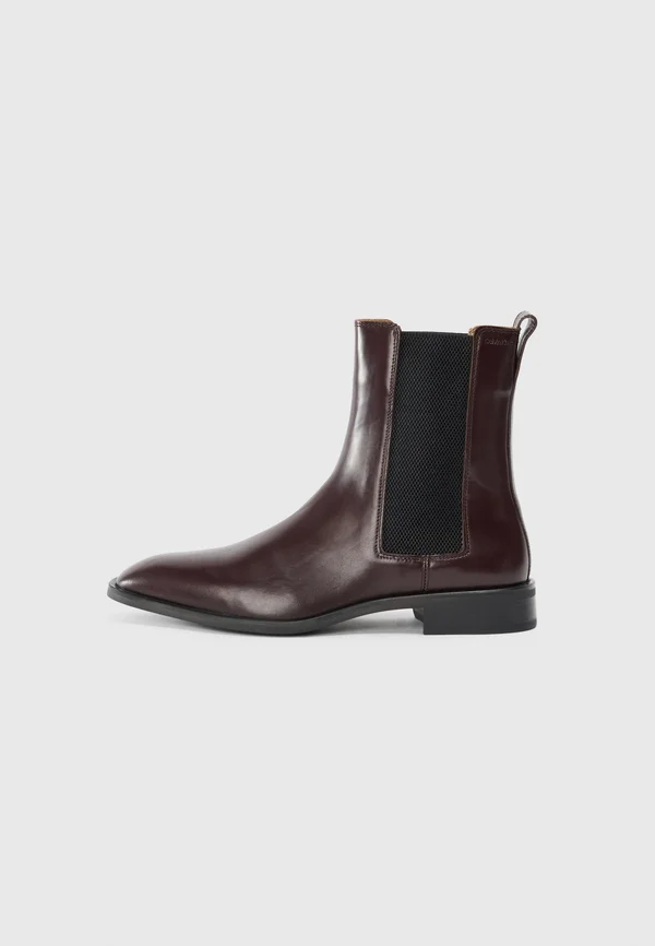 Stiefelette - bordeaux/black