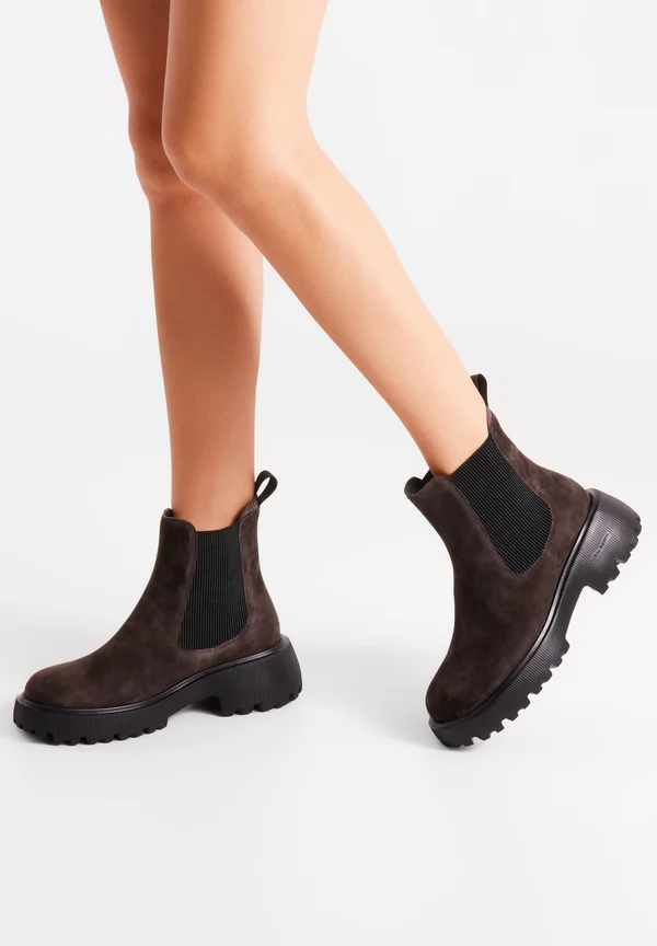 Stiefelette - chocolate