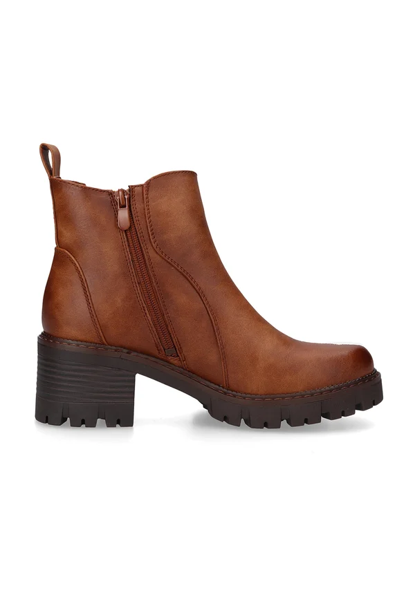 Stiefelette - cognac