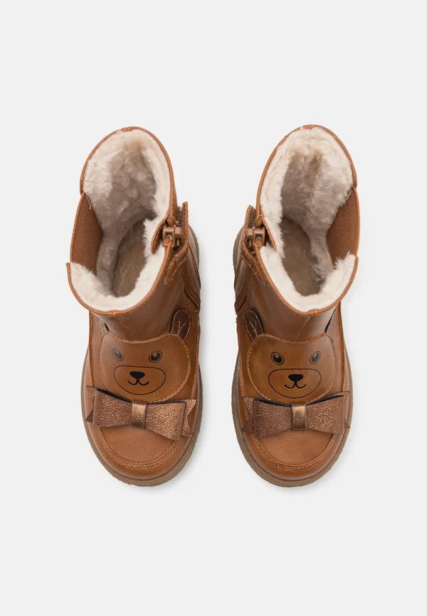 Stiefelette - cognac