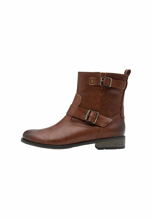 Stiefelette - cognac