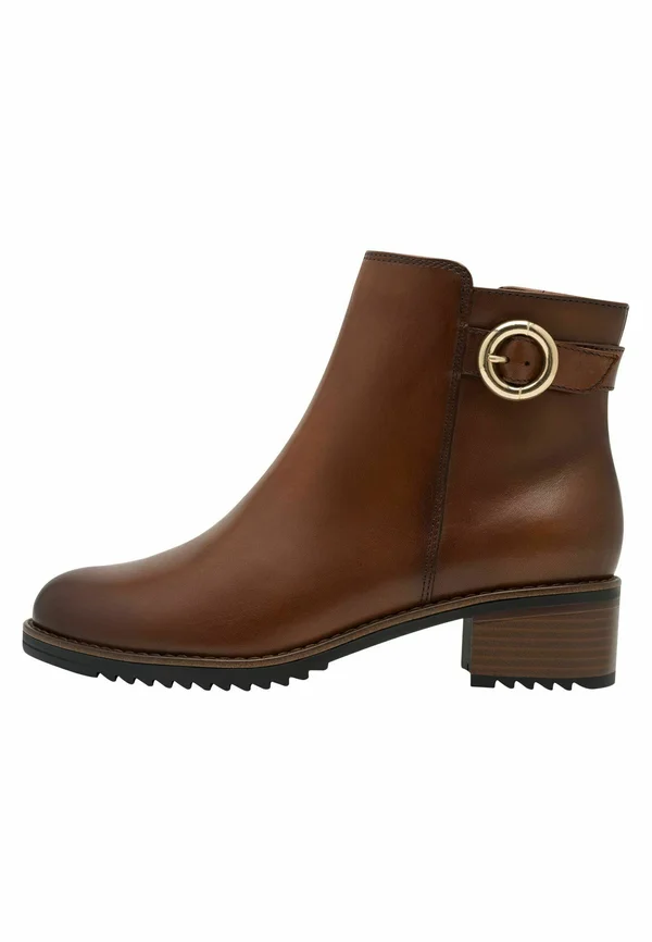 Stiefelette - cognac