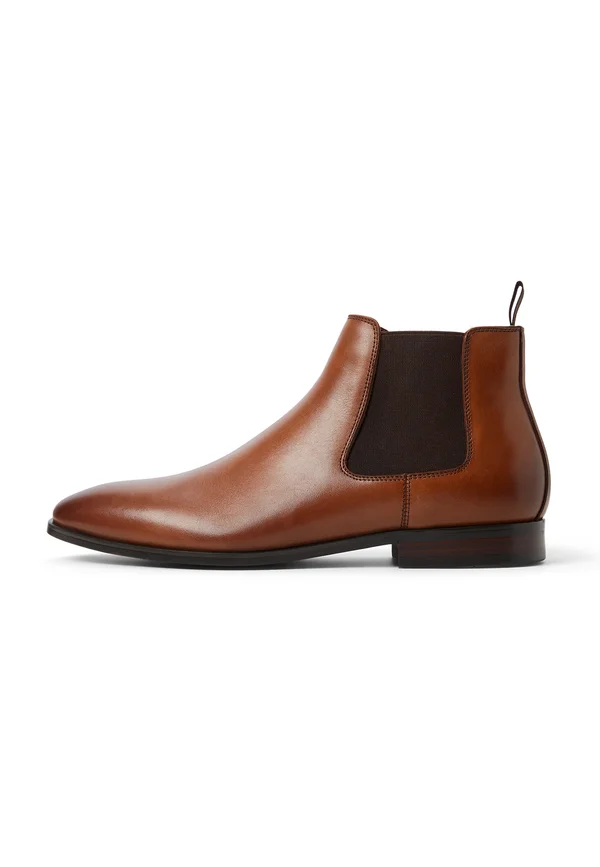 Stiefelette - cognac